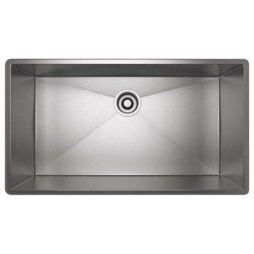 Rohl RSS3016 Forze 31-1/2" Undermount Single Basin Stainless - Brushed