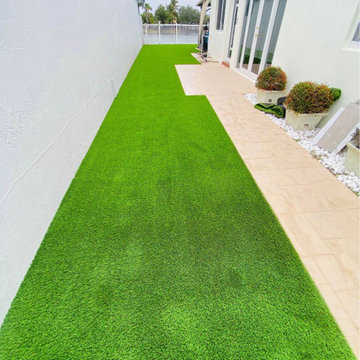 Modern Landscaping and Artificial Turf Design in Miami, FL