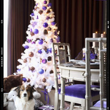 A VIOLET, BROWN, BRONZE AND WHITE HOLIDAY