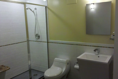 Inspiration for a contemporary bathroom remodel in Baltimore