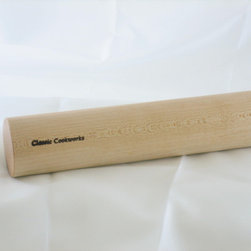 Tortilla Rolling Pin by Classic Cookworks in Maple 8" - Rolling Pins