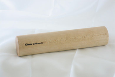 Tortilla Rolling Pin by Classic Cookworks in Maple 8"