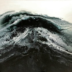 Ocean At Midnight by Martine Vanderspuy - Artwork