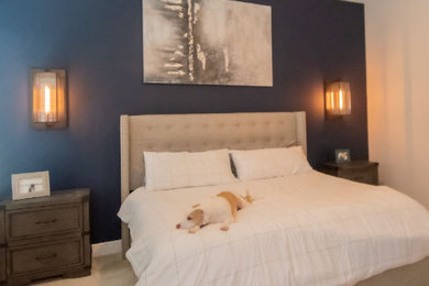 Example of a bedroom design in Orlando