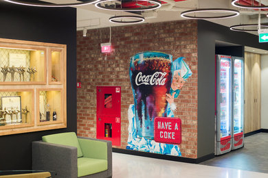 Роспись офиса Coca-cola в Москве
