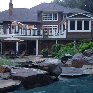 Bronze Spiral Off Deck in Connecticut