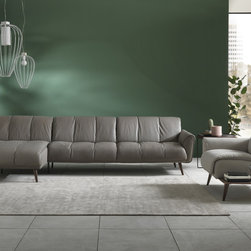 Talento B993 (Tobia) Sectional Sofa by Natuzzi Editions - Sectional Sofas