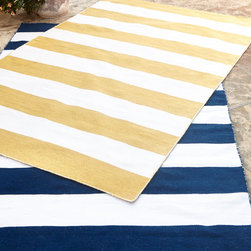 Rugby Stripe Indoor/Outdoor Rug - Rugs
