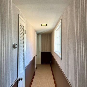 Phillip Jeffreis Wallpaper Installation-Hallway-