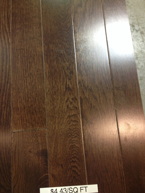 Wire brushed oak