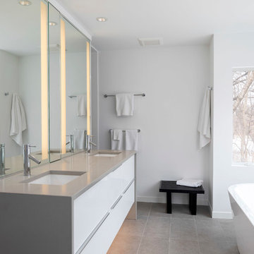 Sunlit Urban Empty Nester home