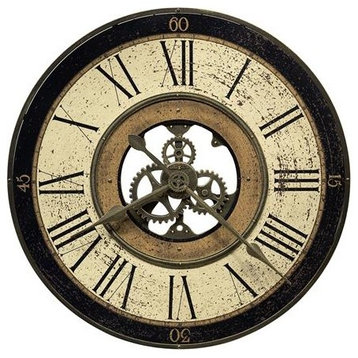 Howard Miller Brass Works Clock