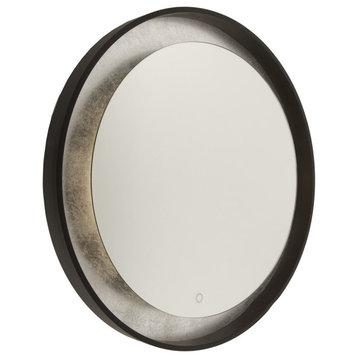Artcraft Reflections Mirror AM305 - Oil Rubbed Bronze & Silver Leaf