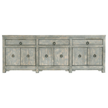 Amherst 3-Drawer 6-Door Sideboard Antique Blue by Kosas Home
