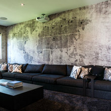 Basement media room