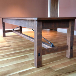 Rustic Cherry Harvest Table - Furniture