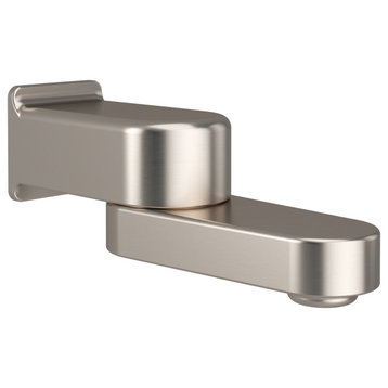 PULSE ShowerSpas Fold Away Tub Spout with Diverter, Brushed Nickel
