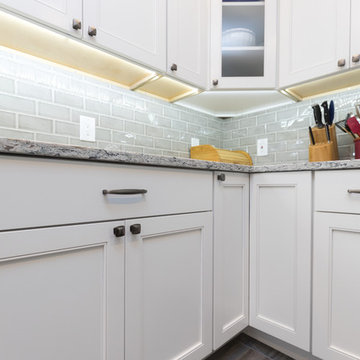 White Transitional Kitchen