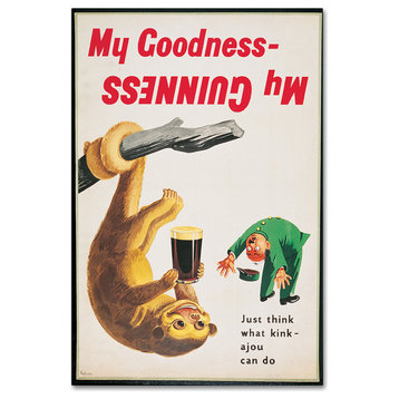 Guinness Brewery 'My Goodness My Guinness IV' Canvas Art, 12"x19"