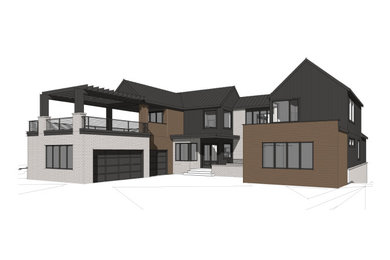 Minimalist exterior home photo in Indianapolis