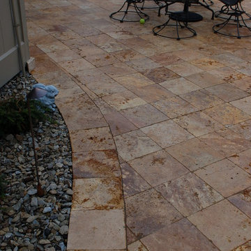 Travertine Patio Detail