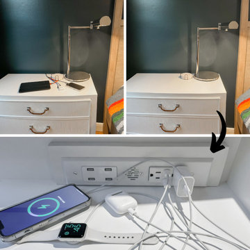 Nightstand Charging Drawer
