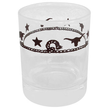 Stars and Longhorns Texas Shot Glasses, 3 oz.