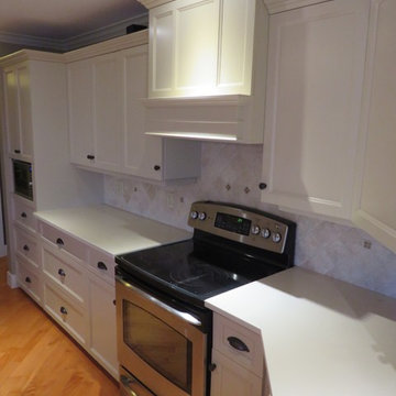 Beveled Shaker White Kitchen