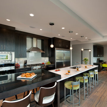 Hickory Shaker Kitchen in Coffee Bean
