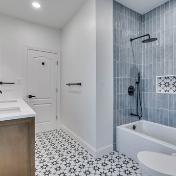 Blue Tile Jack & Jill