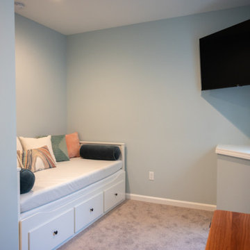 Finished Basement with. Golf Simulator, Bar and Gym in Canton, MI
