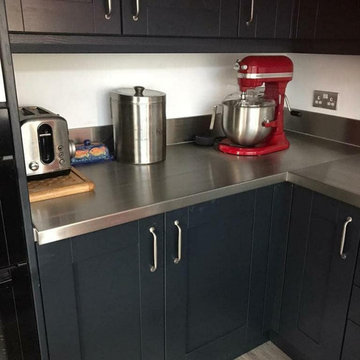 Cambridge with Stainless Steel worktops