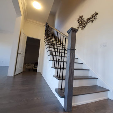 Hardwood Flooring Installing and Refinishing + Staircase Refinishing (Whitby)