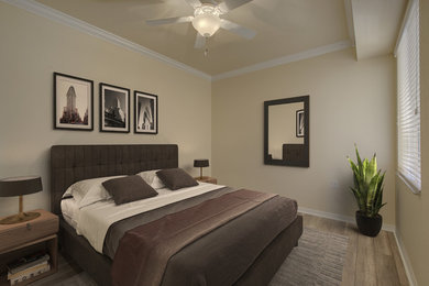 World-inspired bedroom in Tampa.