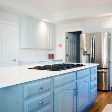 Before and after Kitchen Remodeling Project in McLean, Virginia