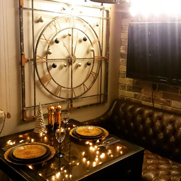 Steampunk christmas black and copper