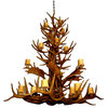 Real Shed Antler Titanic Chandelier, XXLarge, No Shades