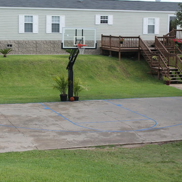 ominique s's Pro Dunk Platinum Basketball System on a 50x30 in cameron, LA