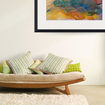 Rooms featuring Art by Chanda Hopkins Artistry