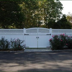 Board with Lattice Topper - Home Fencing And Gates