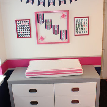 Seattle Pink & Navy Nursery