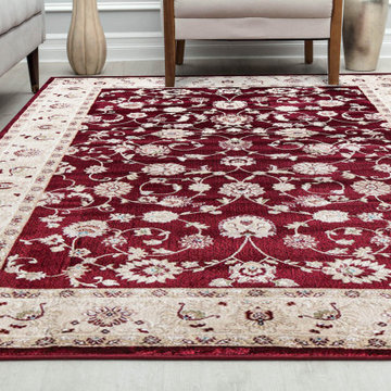 Rugs America Centurion CY20C Classic Burgundy Area Rug