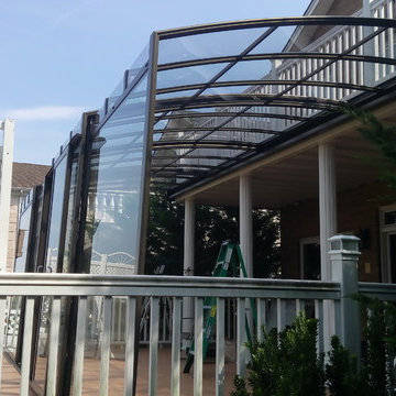 Queens, NY - Retractable Patio Enclosure - Corso Premium Design