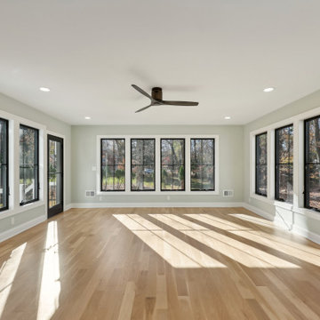Sunroom With Floor To Ceiling Windows | Second Floor Addition Wyckoff NJ