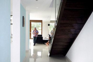 Example of a trendy hallway design in Toronto