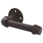 Allied Brass - Pipeline European Style Toilet Tissue Holder, Oil Rubbed Bronze - The Pipeline collection is the latest innovation for bathroom fittings from the Allied Brass Brand of products. This toilet tissue holder gives the industrial look of pipe fittings while blending aptly with both modern and traditional bathroom decor. This accessory is powder coated with lifetime materials to provide a decorative and clean finish. No wonder, this European style toilet tissue holder gives continual service for years without any trouble. The choice of superior materials makes this item free from corrosion and rust. Toilet paper holder mounts firmly with color coordinating screws and comes with a limited lifetime warranty.
