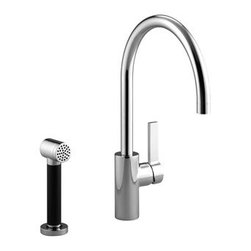 TARA ULTRA | Single-lever mixer with handspray set | Collection By Dornbracht - Kitchen Faucets