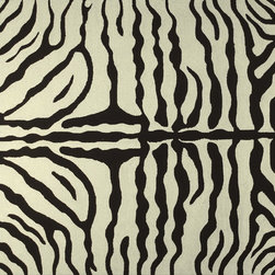 Zebra Area Rug in Brown - Area Rugs