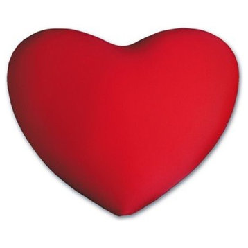 Heart, Shaped Pillow, Red Valentine Pillow, Micro Bead Squishy Pillow