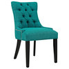 Regent Upholstered Fabric Dining Chair, Teal